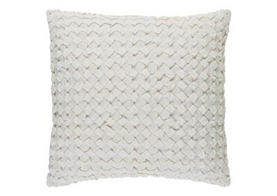 Image for Ashlar White Pillow Cover