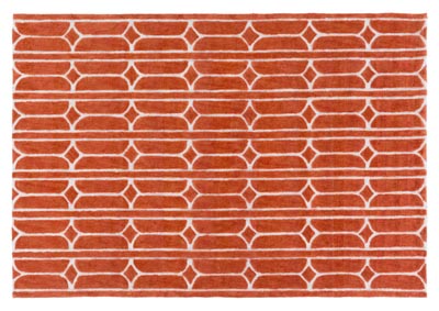 Image for Alexandra Orange Area Rug