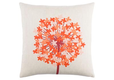 Image for Agapanthus Red Pillow Cover