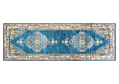 Image for Aura Silk Blue Runner