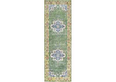 Image for Aura Silk Green Runner