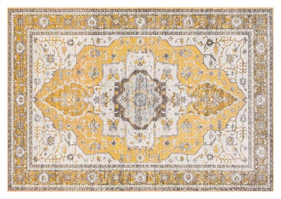 Image for Aura Silk Yellow Area Rug