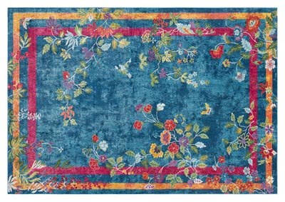 Image for Aura Silk Blue Area Rug