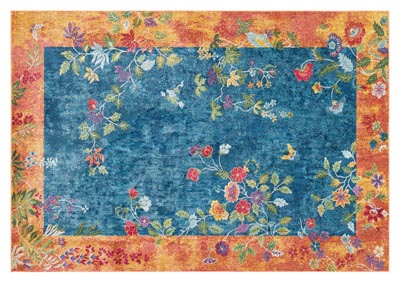Image for Aura Silk Blue Area Rug