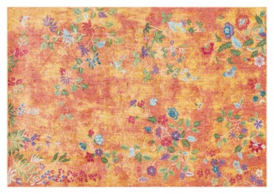 Image for Aura Silk Yellow Area Rug