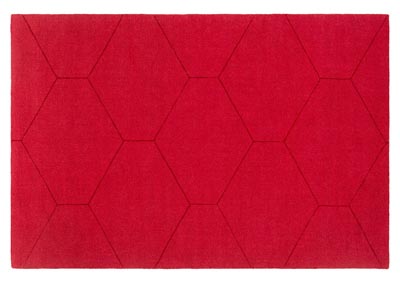Image for Ashlee Red Area Rug