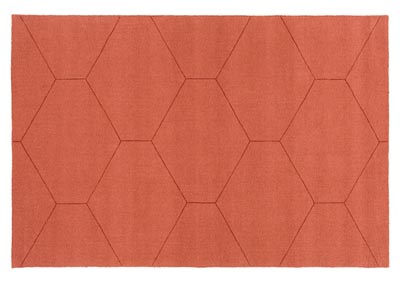Image for Ashlee Orange Area Rug