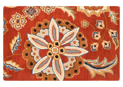 Image for Athena Orange Area Rug