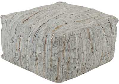 Image for Anthracite Multi-Colored Pouf