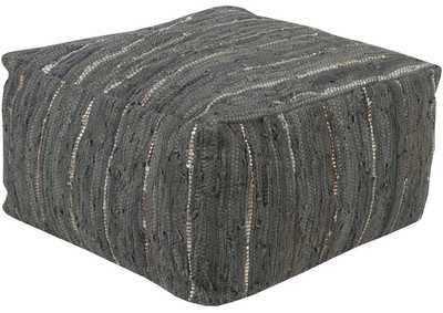 Image for Anthracite Multi-Colored Pouf