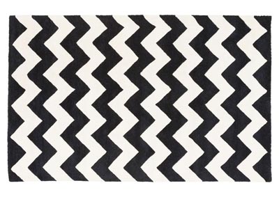 Image for Transit Black & White Area Rug