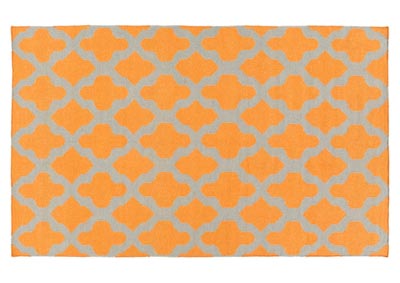 Image for York Orange Area Rug