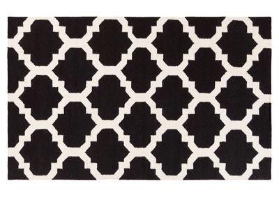 Image for York Black & White Area Rug