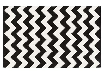 Image for York Black & White Area Rug