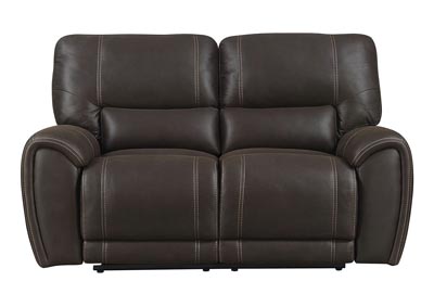 Image for Ellen Dark Chocolate Power Motion Loveseat