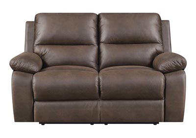 Image for Barbara Chocolate Manual Motion Loveseat