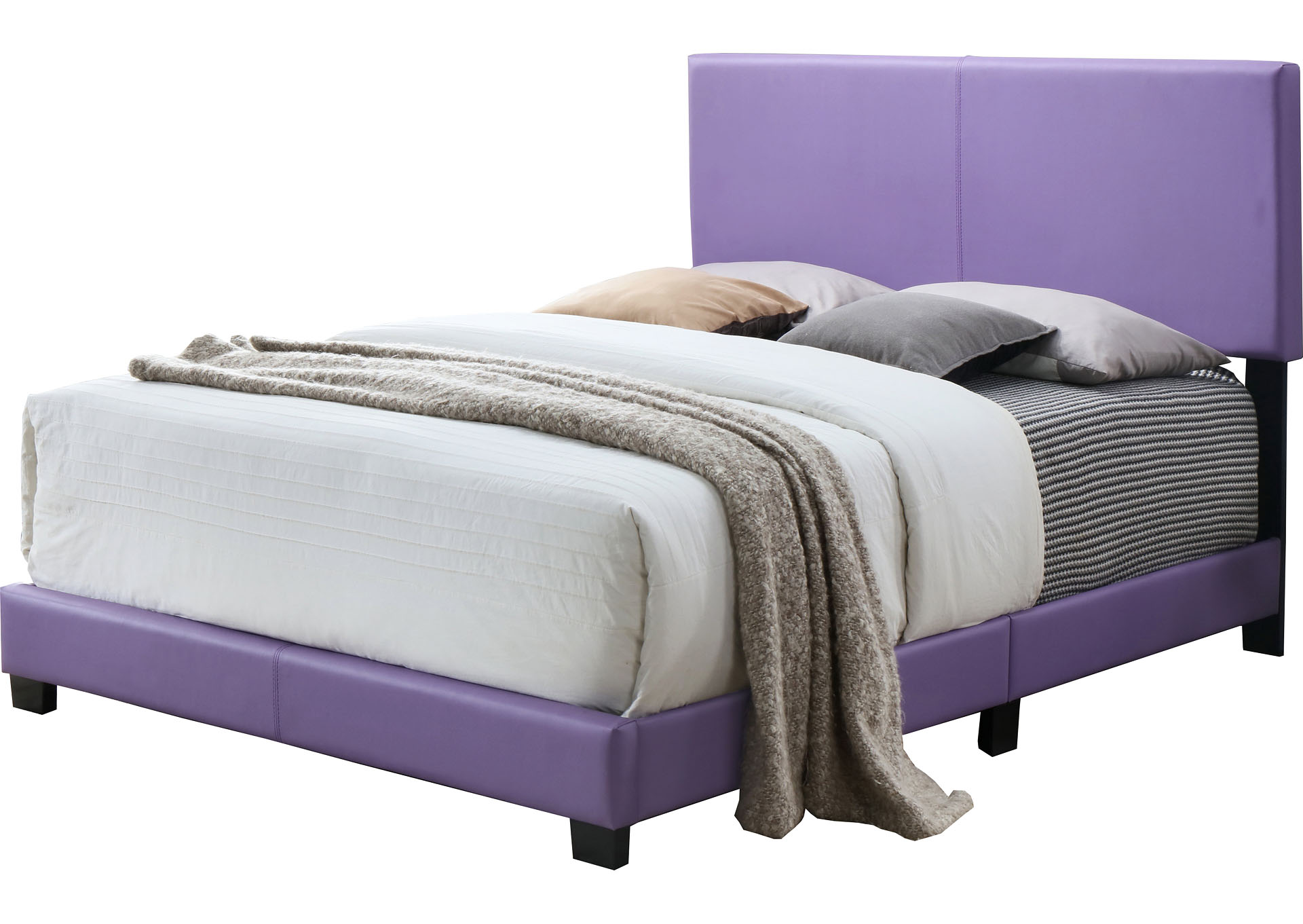Xander Purple Twin Bed,Titanic Furniture