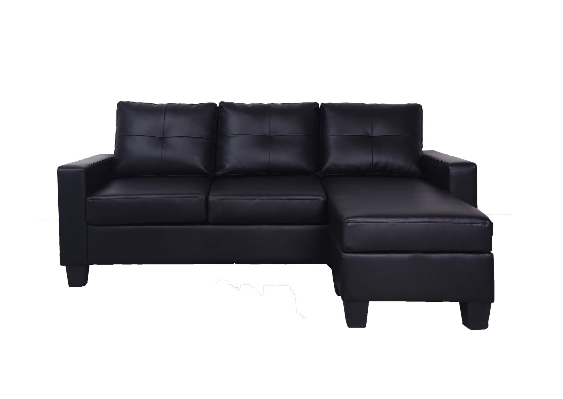 Black PU Sofa/Chaise,Titanic Furniture