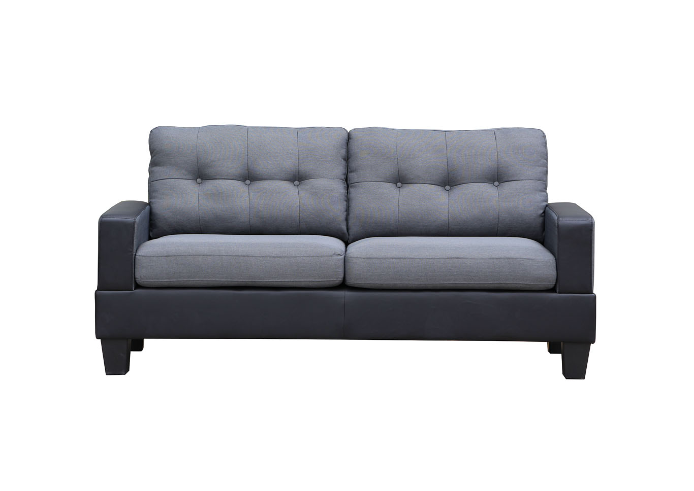 Gray/Black Sofa,Titanic Furniture