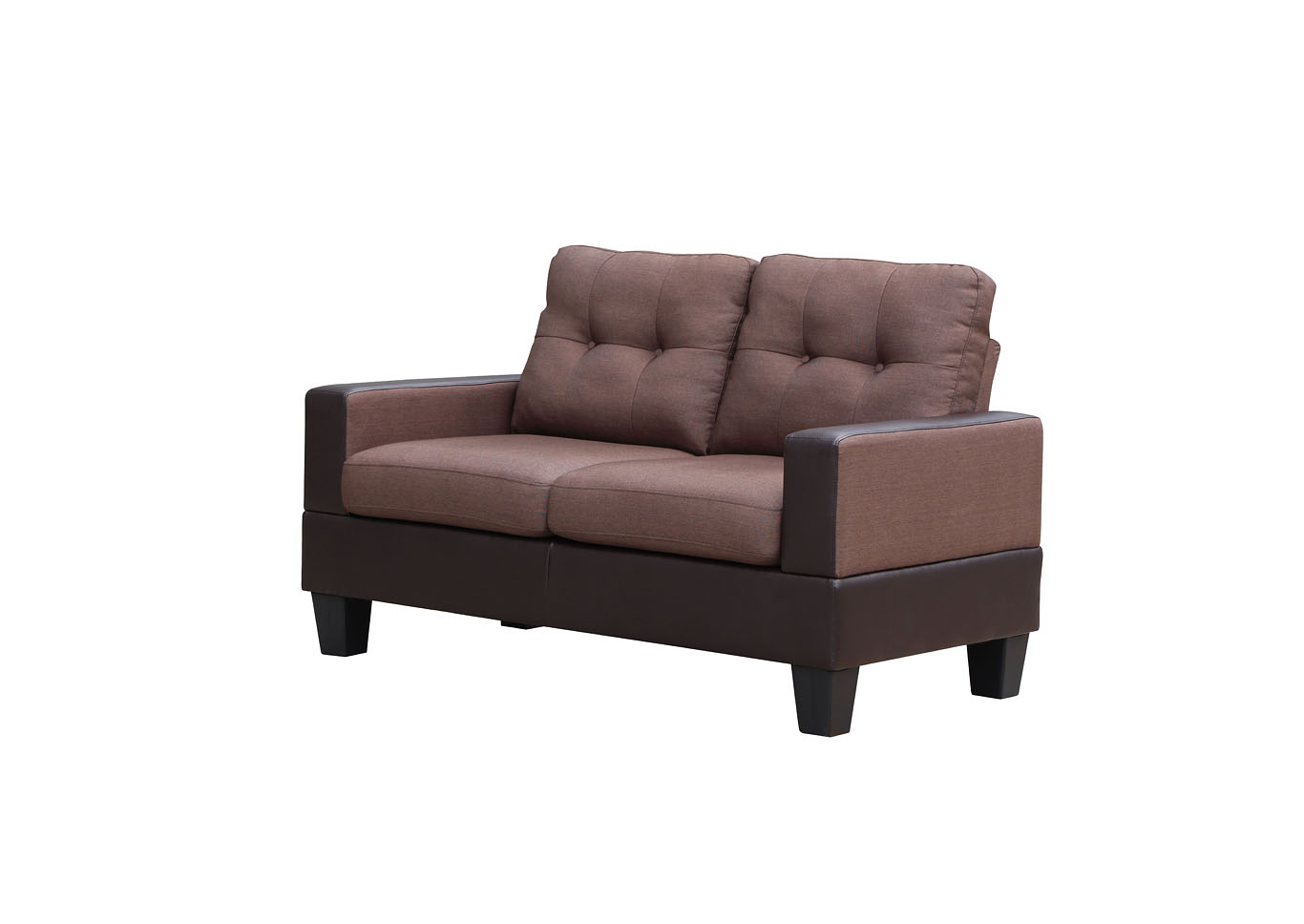 Brown/Brown and Loveseat,Titanic Furniture