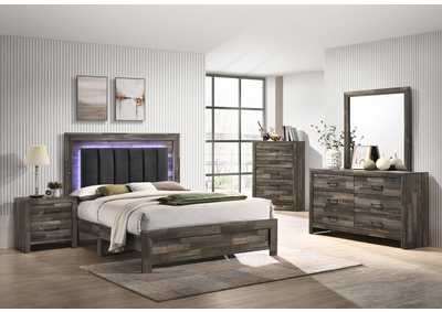 Johnny Brown Twin Bed w/ LED