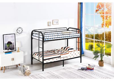 Image for Diego Black T/T Metal Bunk Bed