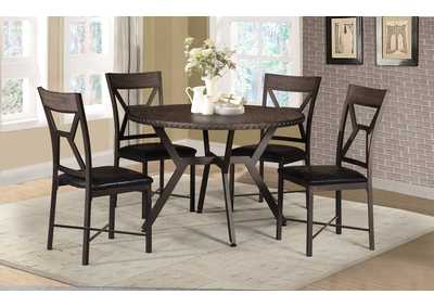 Image for Hex Brown Dining Chairs [Set of 4]