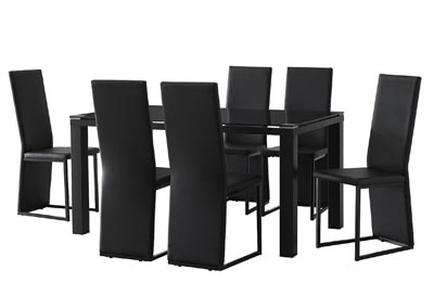 Image for Dart Black Dining Table