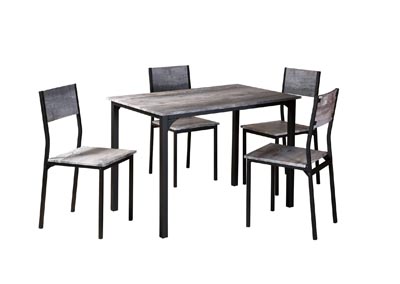 Image for Merl Gray 5 Piece Dining Set w/ 4 Chairs