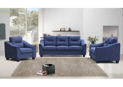 Image for Sentinel Blue Arm Chair