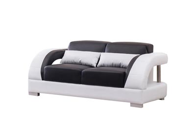 Image for Black/White Loveseat