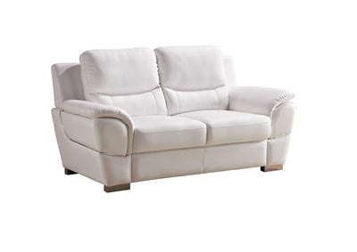 Image for White Loveseat