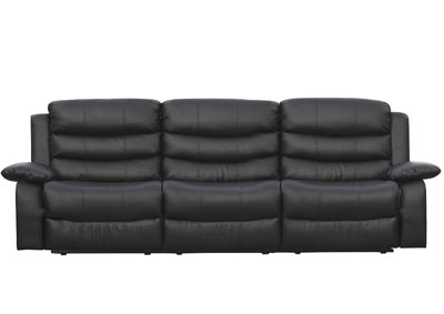 Image for Black Reclining Sofa