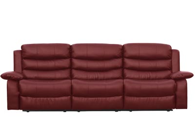Image for Red Reclining Sofa