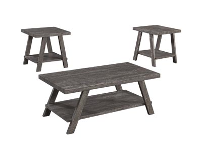 Image for Gray 3 Piece Coffee Table Set