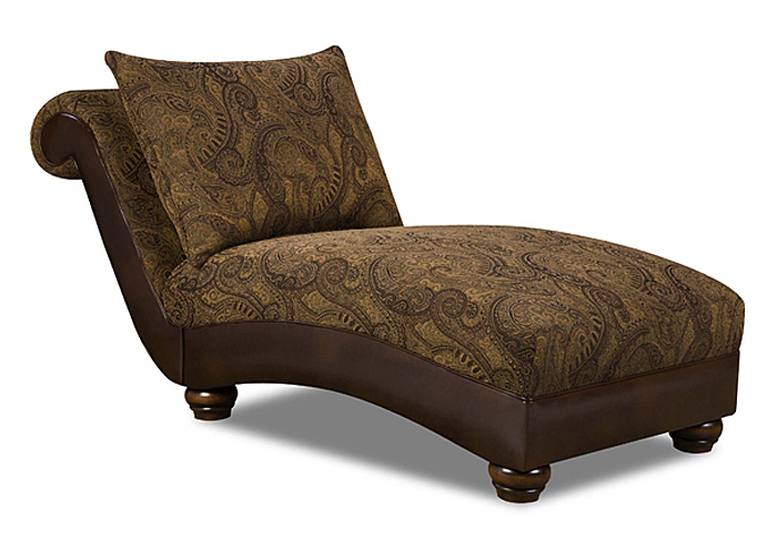 ZEPHYR VINTAGE BONDED MATCH / ASPEN TOBACCO CHAISE,United Furniture