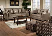 URBAN SAND BONDED LEATHER MATCH / BLISS MINERAL SOFA
