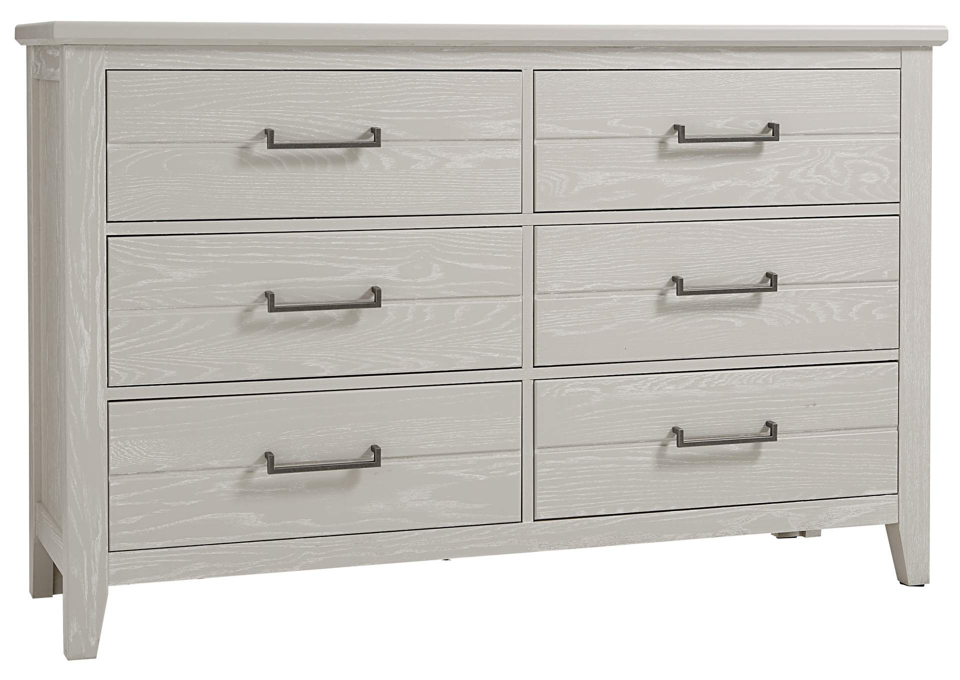 144 - Passageways-Oyster Grey Dresser - 6 Drwr,Vaughan-Bassett