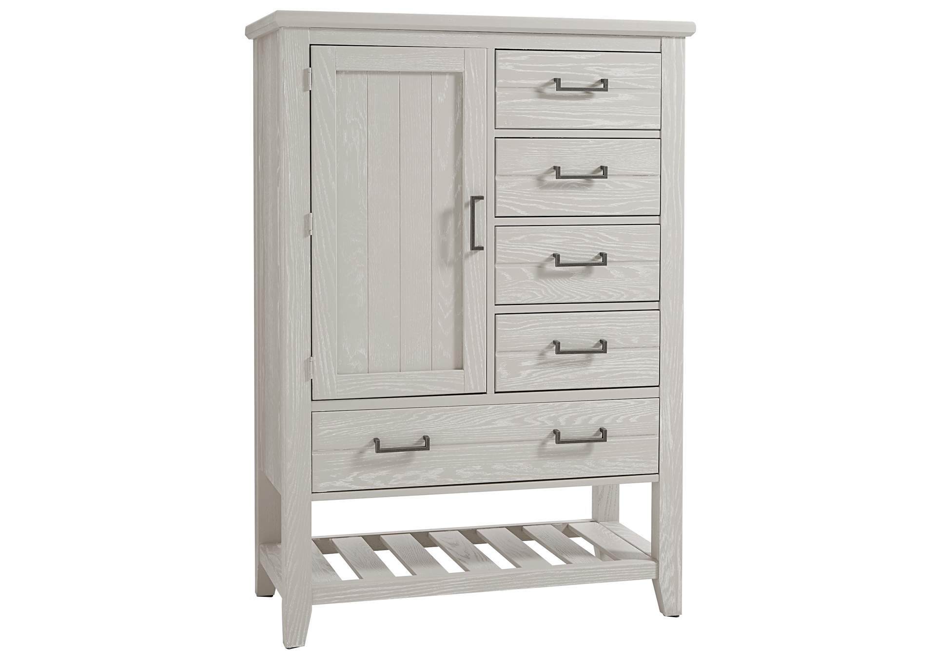 144 - Passageways-Oyster Grey Door Chest,Vaughan-Bassett