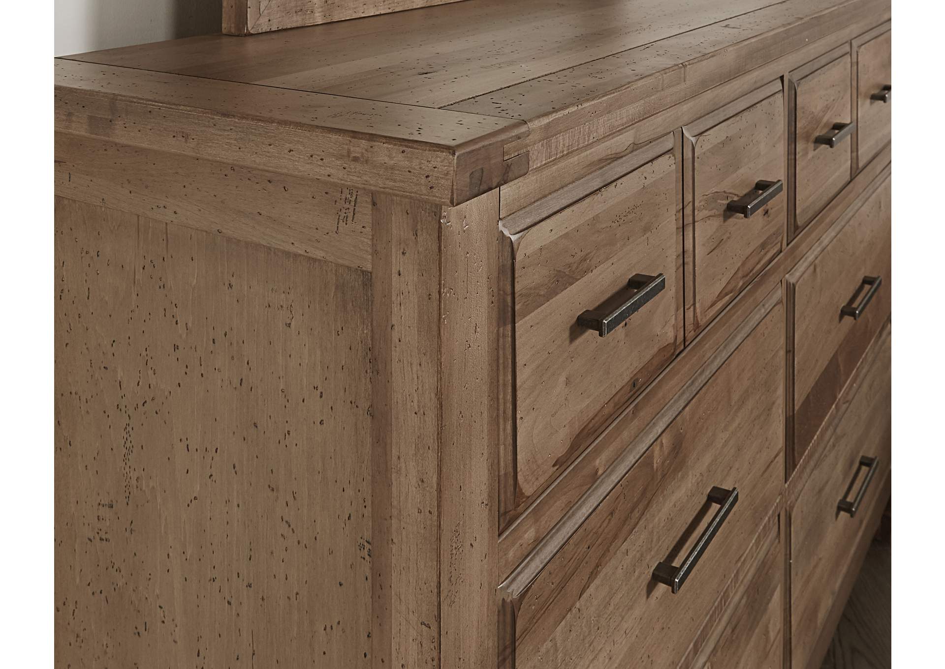 Chestnut Creek Dresser - 6 Drawer,Vaughan-Bassett