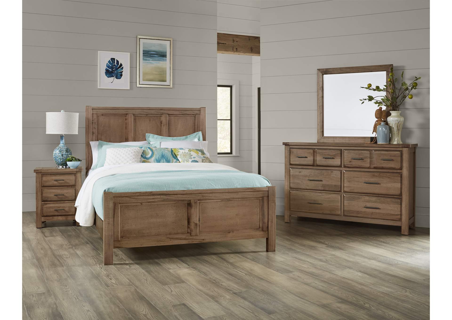 Chestnut Creek Dresser - 6 Drawer,Vaughan-Bassett