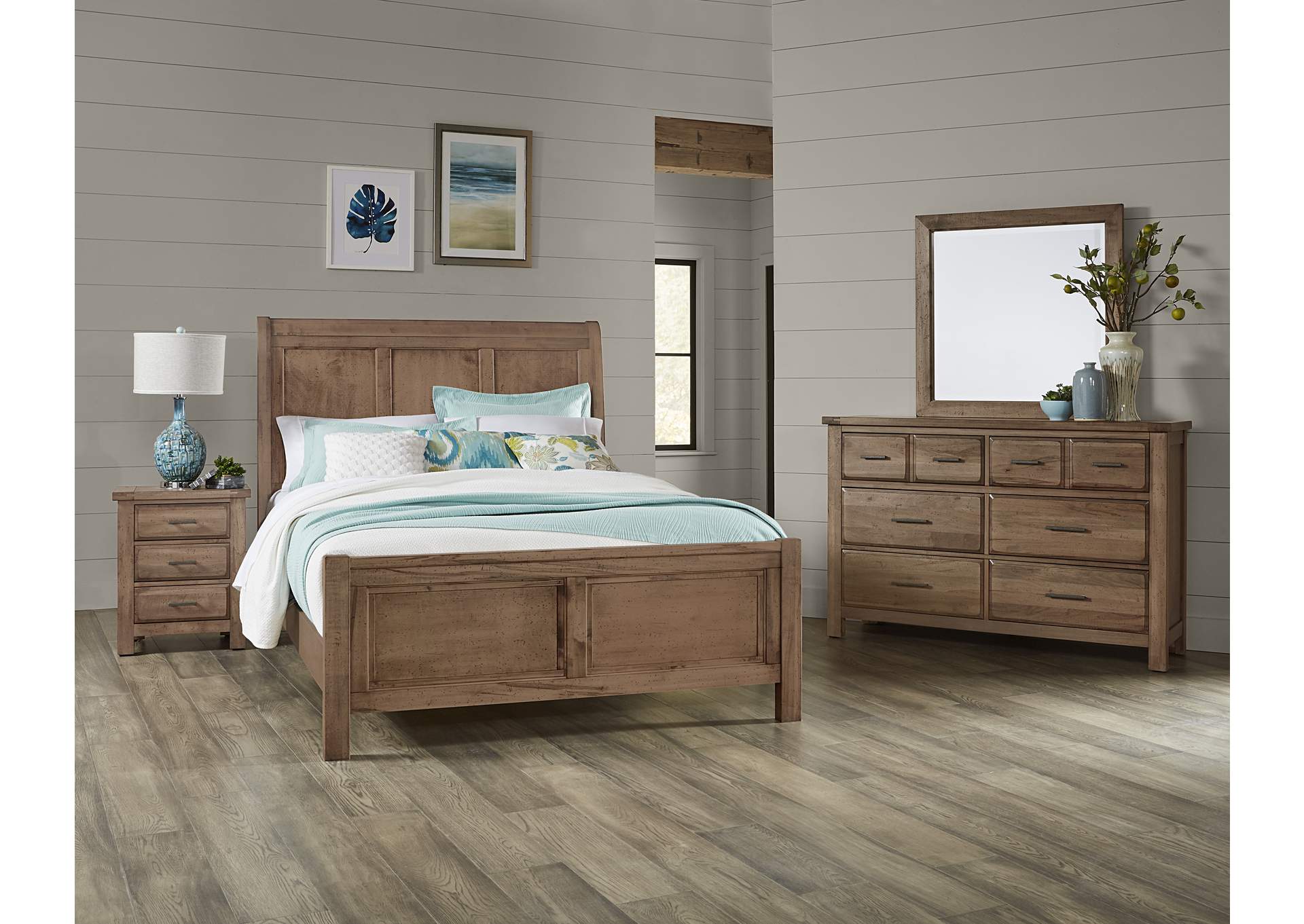 Chestnut Creek Dresser - 6 Drawer,Vaughan-Bassett