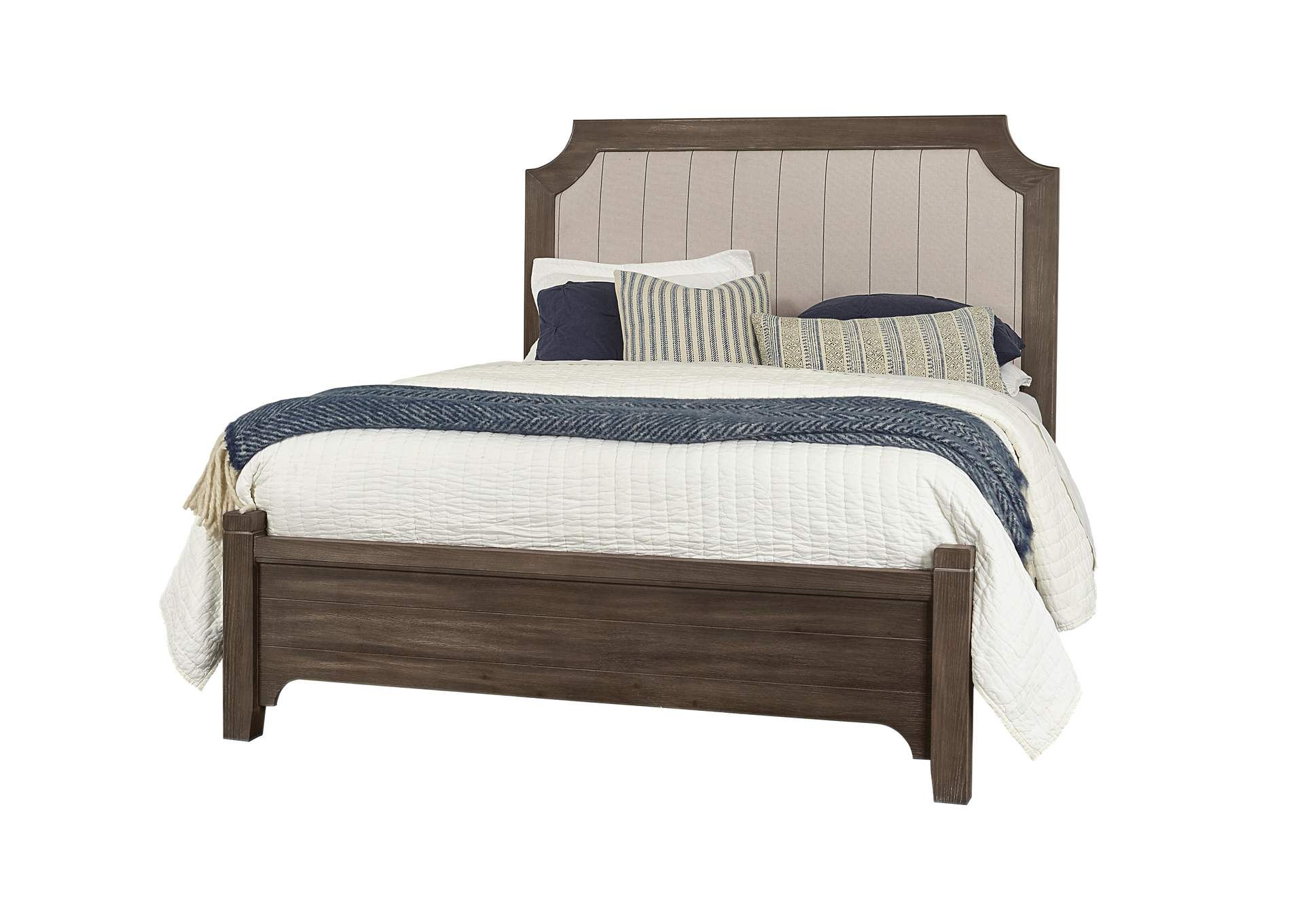 Bungalow Cararra Upholstered King Bed,Vaughan-Bassett