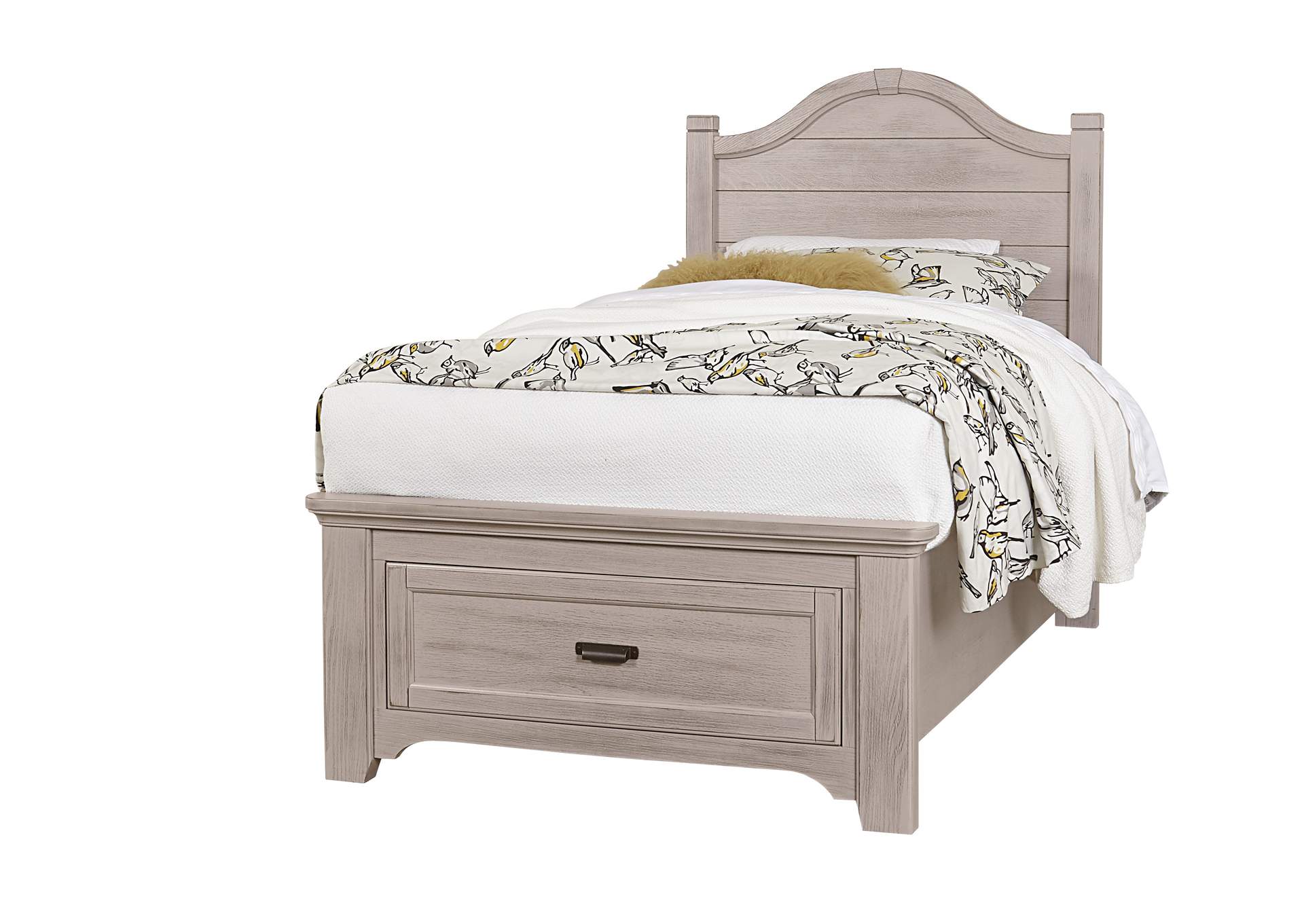 Bungalow Zorba Arch Twin Bed & Storage,Vaughan-Bassett