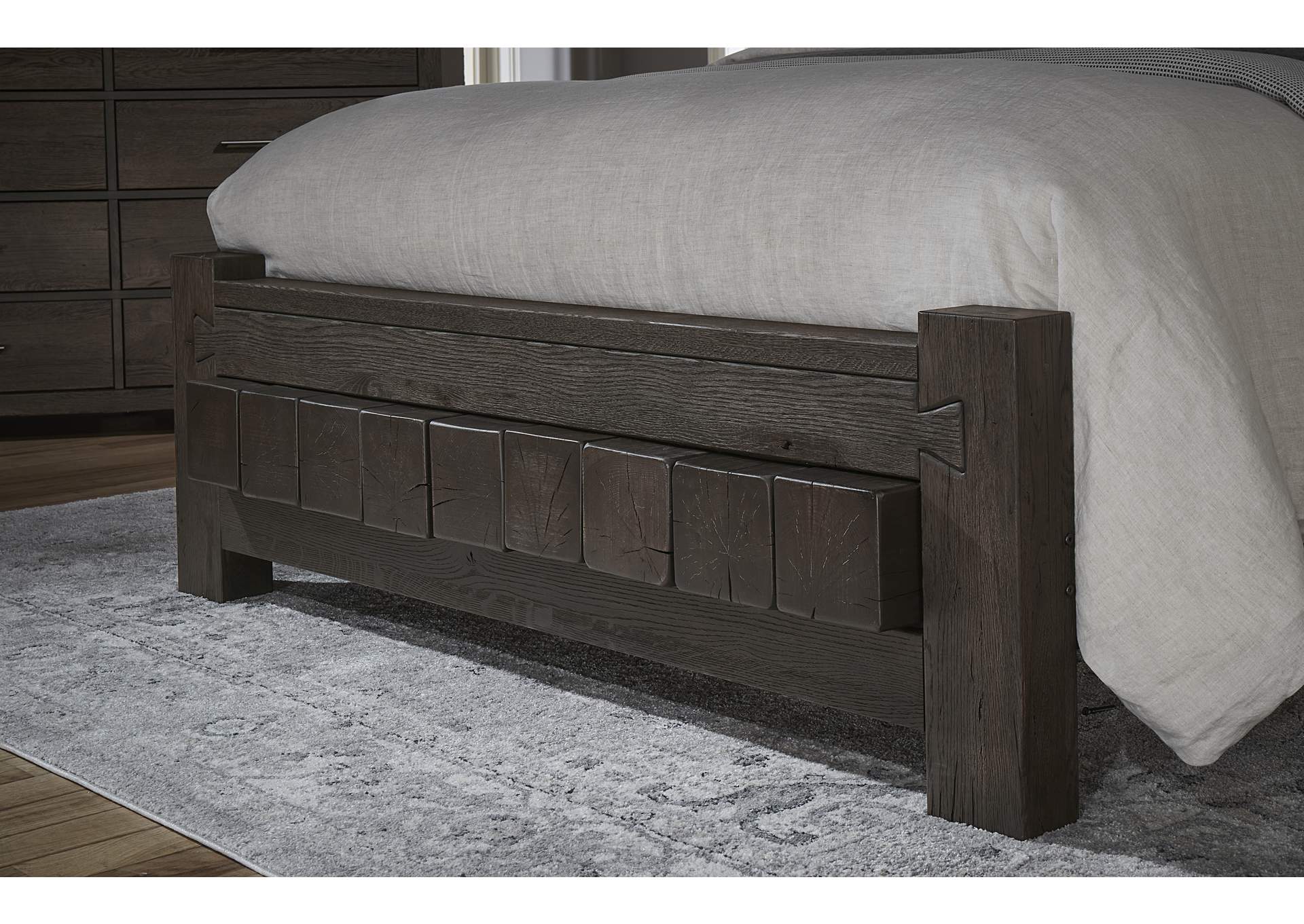 750 - Dovetail-Java Cal King Poster Bed With 6X6 Fb,Vaughan-Bassett