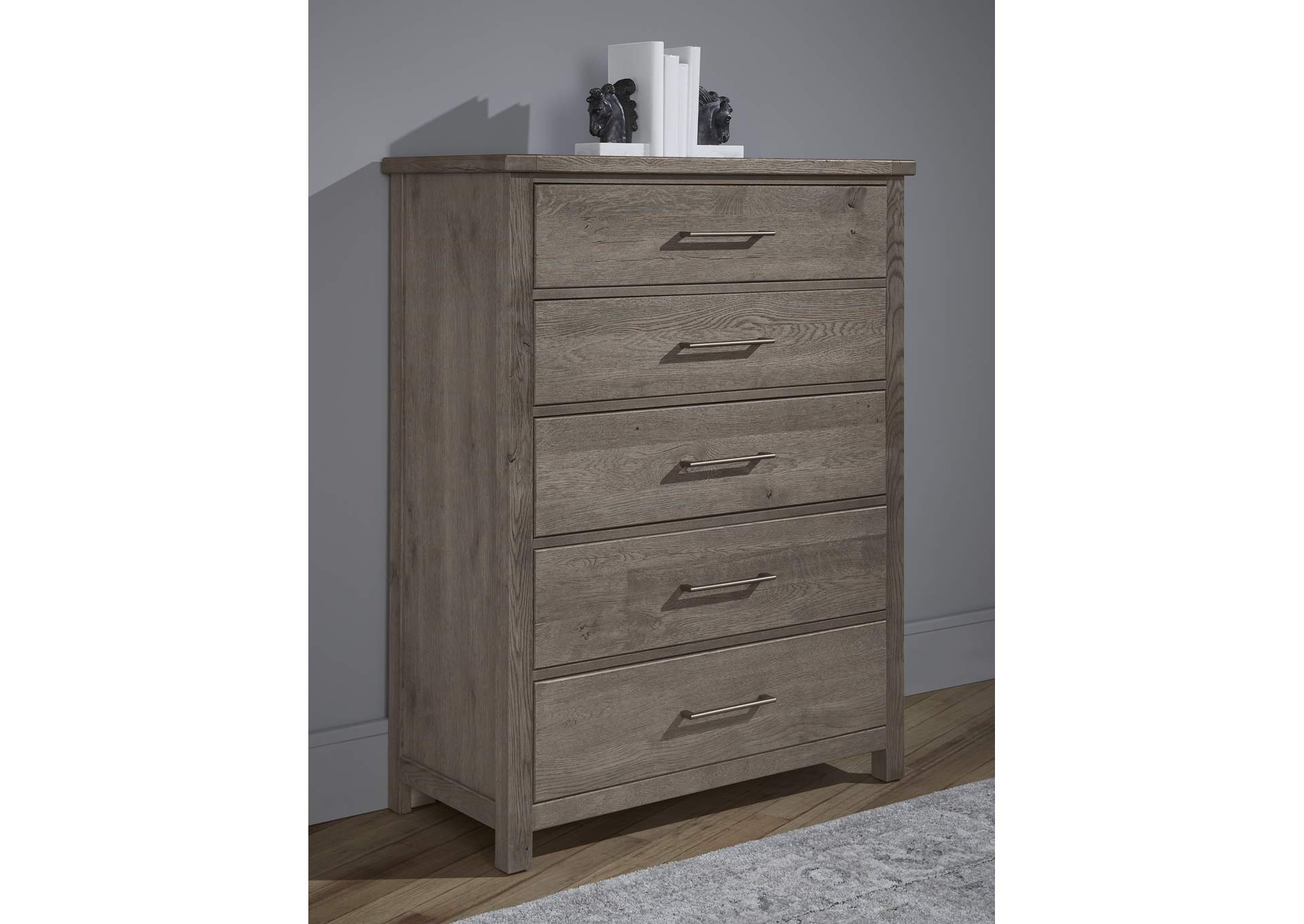 751 - Dovetail-Mystic Grey Chest,Vaughan-Bassett