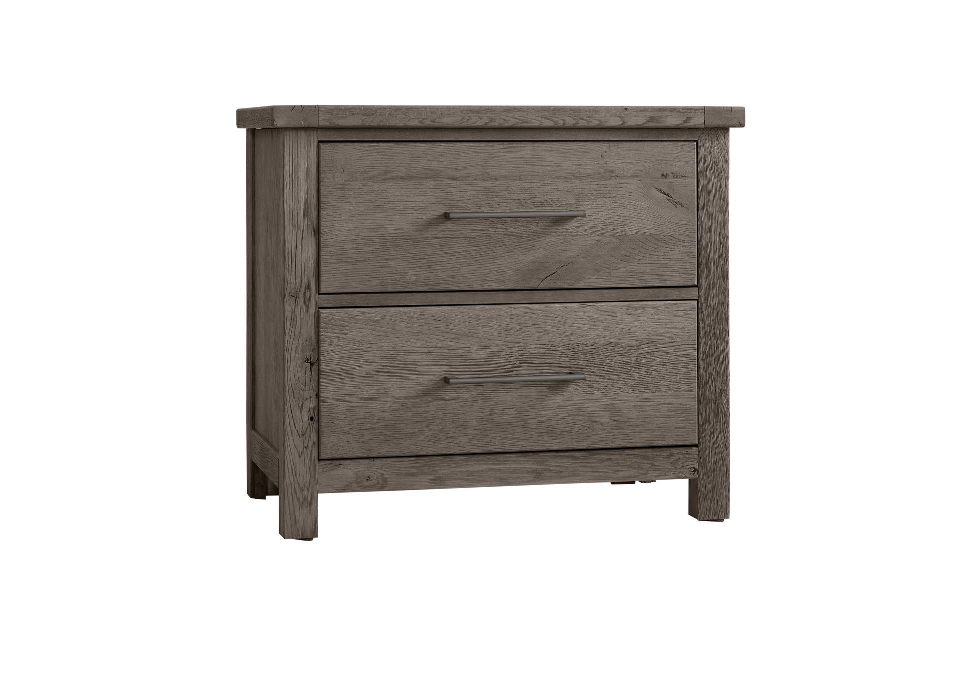 751 - Dovetail-Mystic Grey Night Stand,Vaughan-Bassett