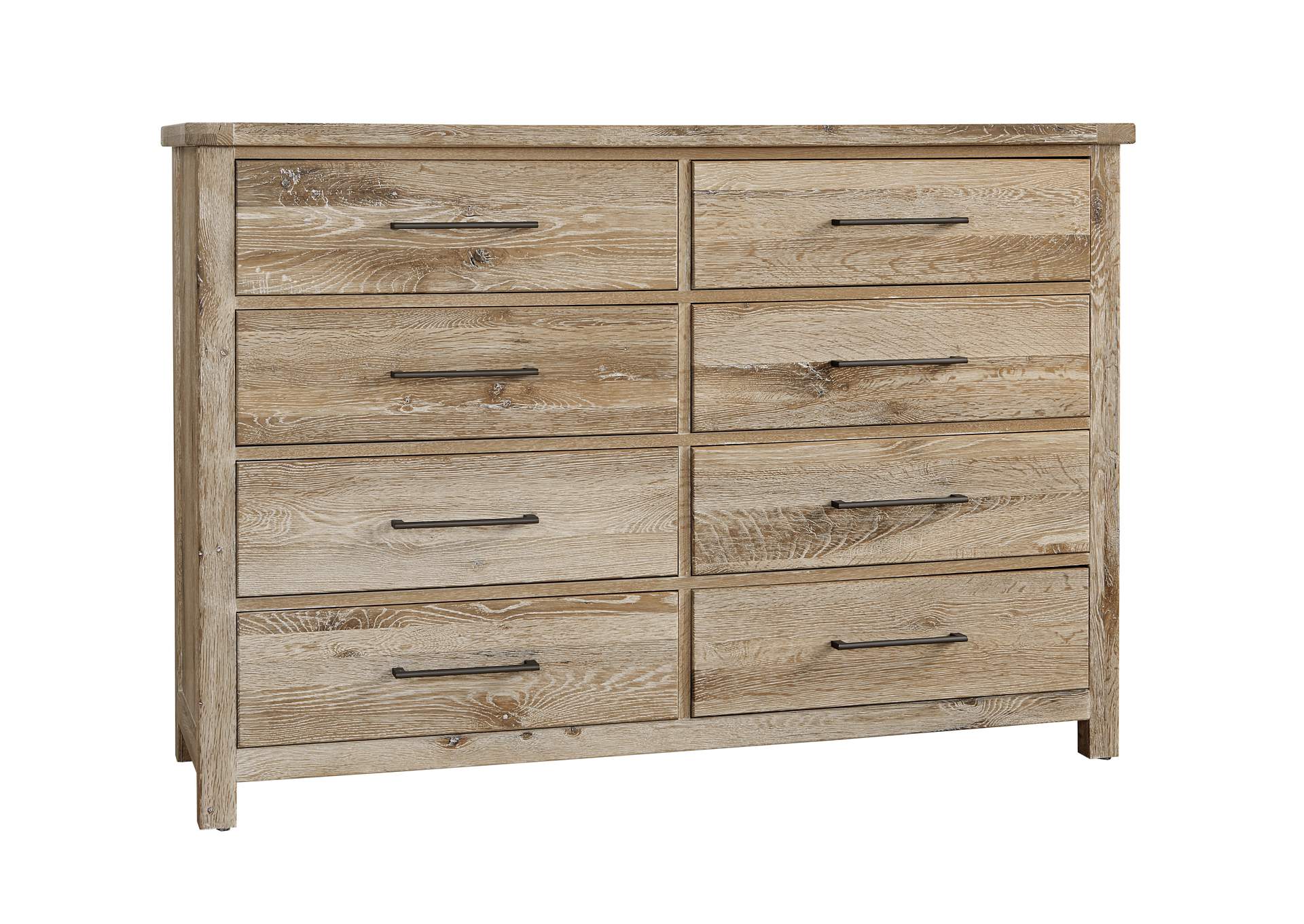 754 - Dovetail-Sun Bleached White Dresser,Vaughan-Bassett