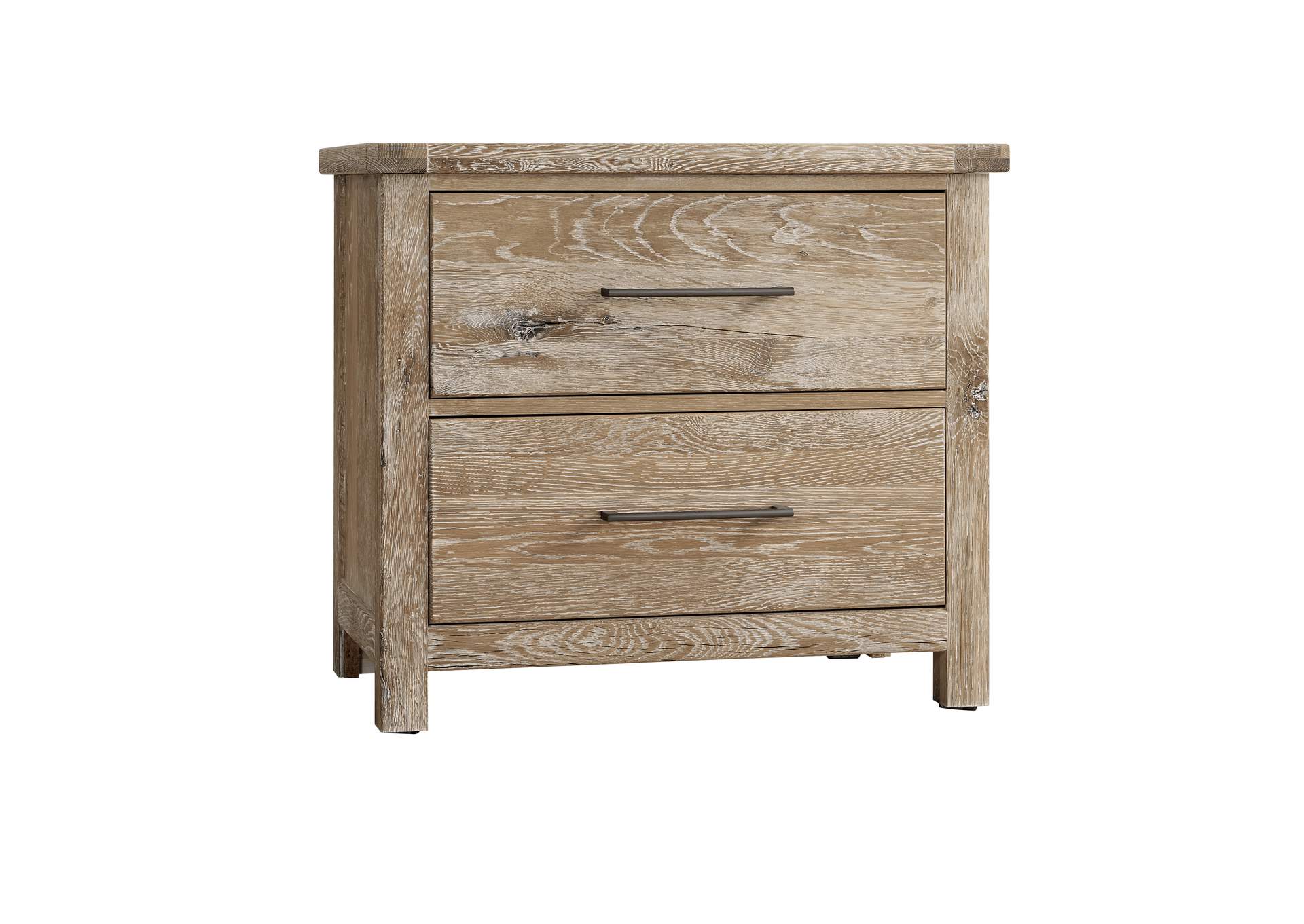 754 - Dovetail-Sun Bleached White Night Stand,Vaughan-Bassett