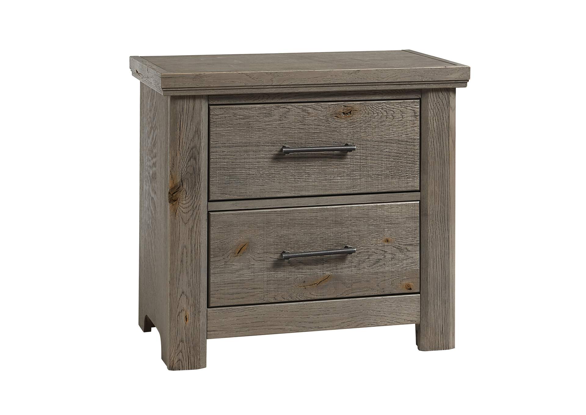 Yellowstone-Dapple Grey Nightstand - 2 Drawer,Vaughan-Bassett